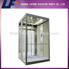 Ascensores de pasajeros Tipo de ascensor y tipo de accionamiento de CA elevador de cristal panorámico